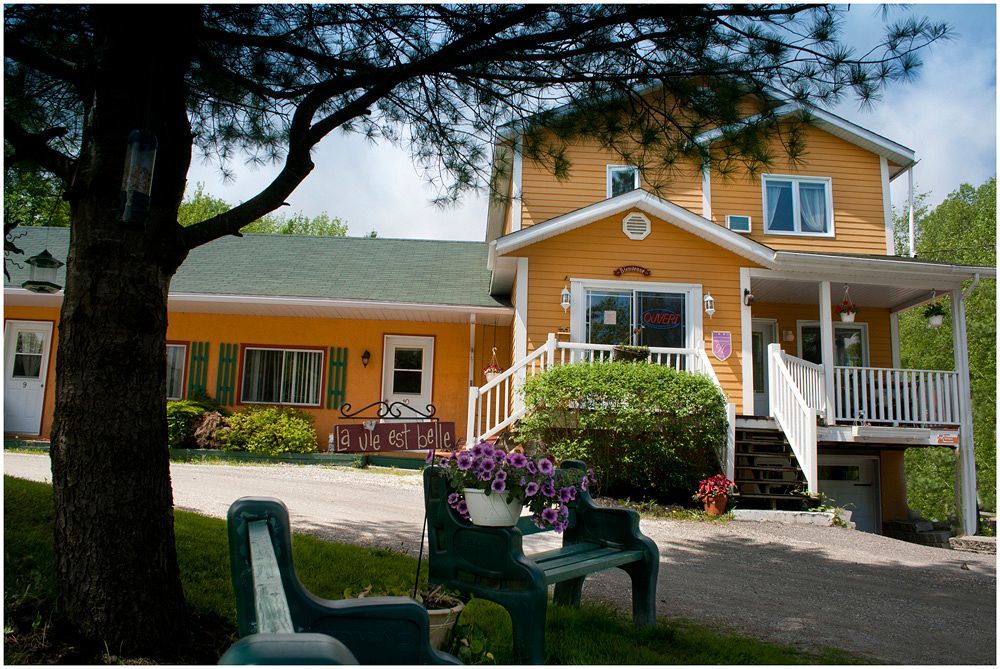 Motel De La Montagne Orford Buitenkant foto